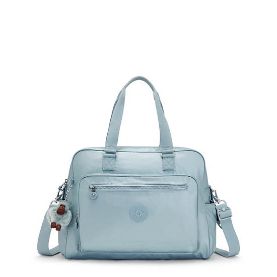 Plecaki Kipling Alanna Metallic Diaper Bag Turkusowe | PL 1974MQ